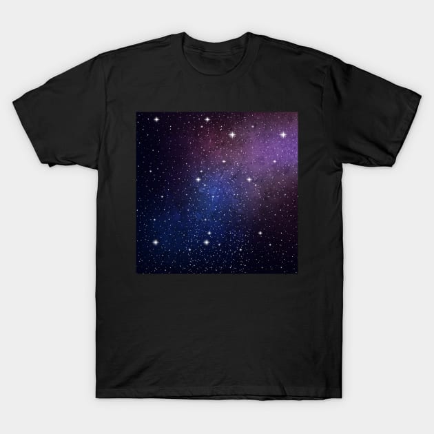 Galaxy space universe T-Shirt by Eric Okore